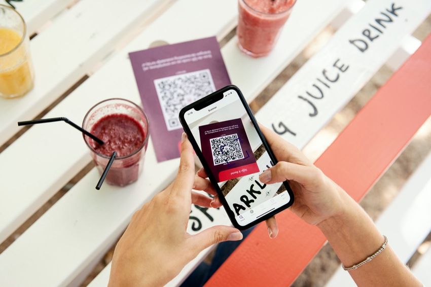 Code QR avec votre téléphone portable