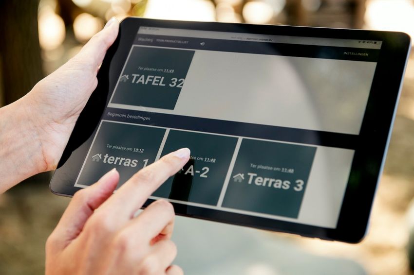 Toutes les commandes arrivent de manière claire et organisée dans votre application.