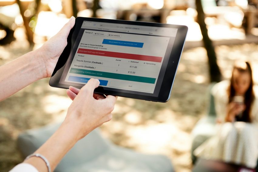 View the details of the order with the Unipage POS system.