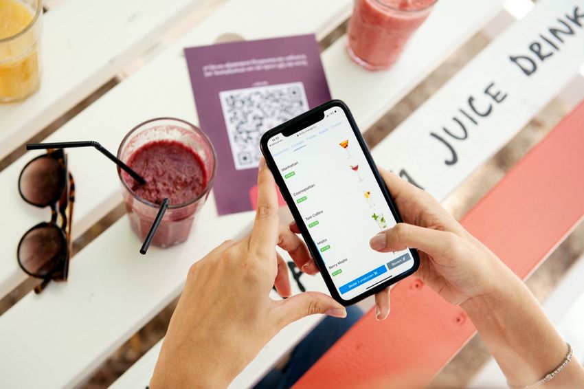 Uw digitaal menu op de smartphone van uw klant