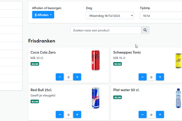 Producten: beschikbaarheid op de webshop instellen