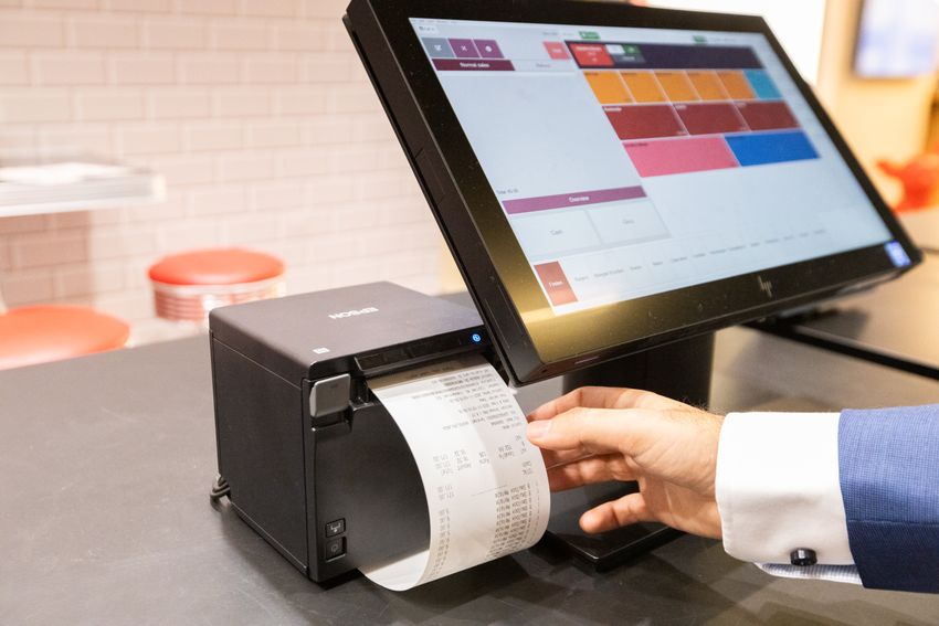 Kassaticketprinter van het POS-systeem van Unipage