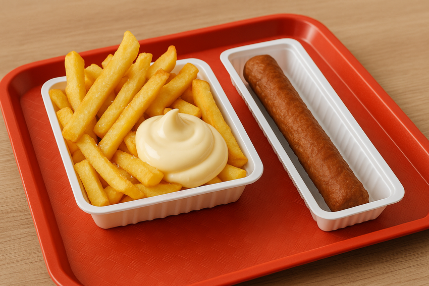 La commande la plus populaire à la friterie